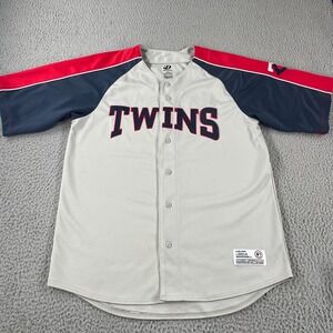 Minnesota Twins Jersey All Star Dynasty Series Genuine Stitched Sewn Mens Large